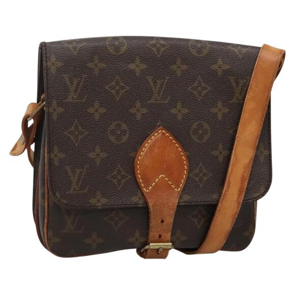 LOUIS VUITTON Monogram Cartouchiere MM Shoulder Bag M51253 - Picture 1 of 16